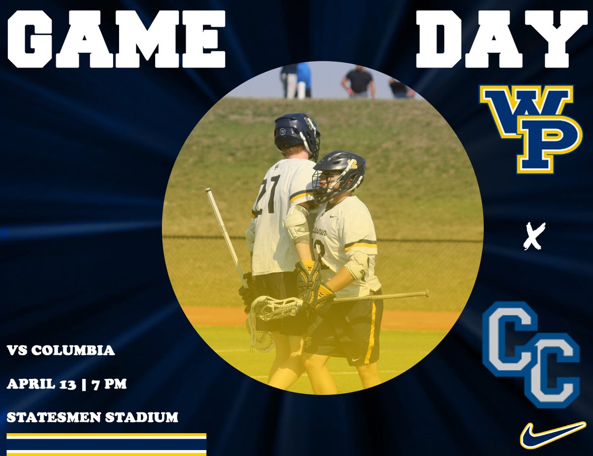 WPUAthletics's tweet image. .@StatesmenMLAX game day!!

🥍: Columbia
📍: Statesmen Stadium
⏰: 7 PM 
📺: statesmenathletics.com/statesmen-spor…
📊: dakstats.com/Websync/Pages/…
🎟️: statesmenathletics.com/ticketing