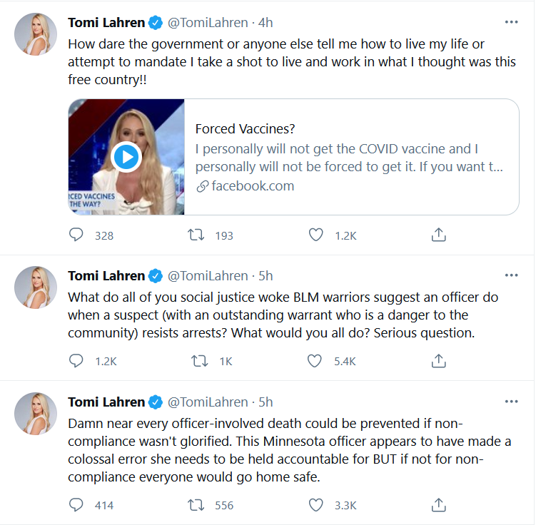 INTJchick's tweet photo. She thinks vaccine non compliance is ok , because "the state cannot tell me what to do" and same time
obeying state orders is a must because "if, not for noncompliance, everyone go home safe."
WTF. &Tomorrow she will enjoy her pumpkin latte paid by lies she spews.
#dumbhuman https://t.co/NdK4rDBimw