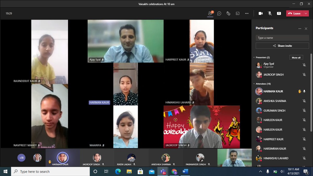 Baisakhi Celebrations at <a href="/STSWSRAJGOMAL/">S.T.S. World School (Official)</a> with reciting poems, watching beautiful ppts of its importance and history with #SDGs Goal 1 and 2  <a href="/Prabhjo60556013/">Prabhjot Gill</a> <a href="/cbseindia29/">CBSE HQ</a> @KhullarY