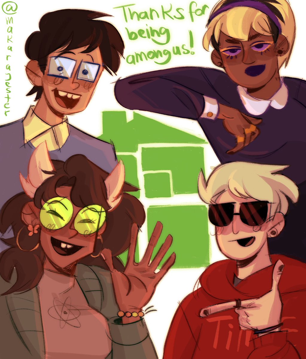 sleazyjester's tweet photo. happy homestuck day! :) here’s a quick drawing i finished before feeling so sick 
#art #homestuckfanart #betakids https://t.co/pNhFl4D7tT