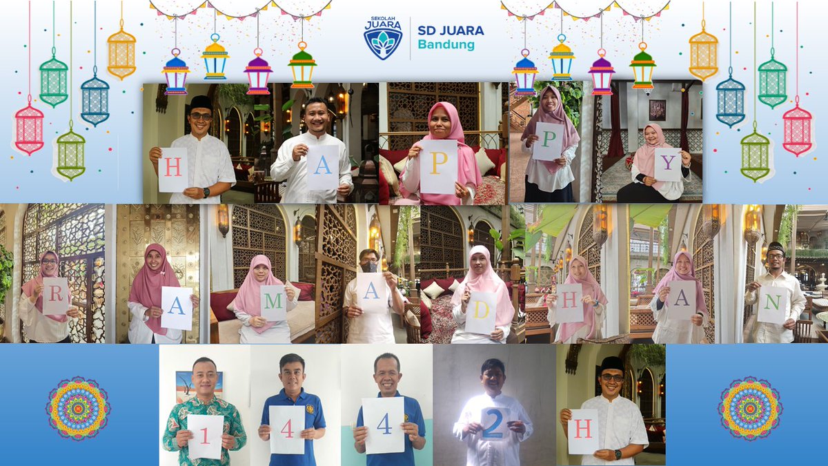 Segenap Keluarga Besar SD Juara Bandung, Mengucapkan Selamat Menjalankan Ibadah Shaum Ramadhan 1442 H.