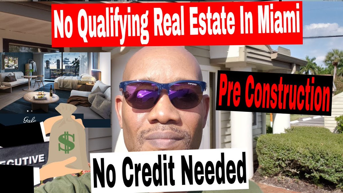 No Qualifying Real Estate In Miami. Pre construction, no credit needed in downtown Miami. Assets youtu.be/X5NlWWudNMk

@strugglingnow 
#stopstrugglingnow
#millionairemindset #miamirealestate #preconstructioncondosforsale #noqualifyrealestate #nocreditcheckloans #miamicondos