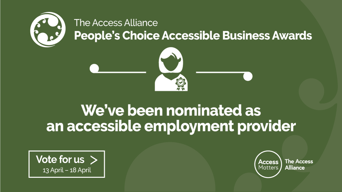 CookieProjectNZ's tweet photo. We've been nominated as an accessible employment provider for the 2021 People’s Choice Accessible Business Awards! 🎉 Want to help us get through to the final round? You can vote for us via this link: https://t.co/80TtFhHUsQ

#disabilityinclusion #diversity #socialenterprise https://t.co/czKyNBjGX4