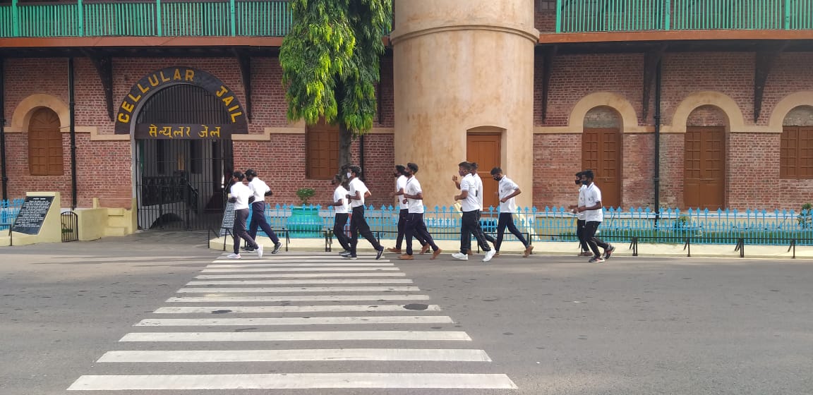 NishaPr72201655's tweet photo. Plog run_ to remember our Legends. Cellular Jail is a mute witness to the inhuman treatment meted out to the soldiers of the freedom struggle, who were sent to this Jail.#jara_yaad_karo_Kurbani#Swatantrya_samar#Amrit_Mahotsaav
@PMOIndia @HQ_DG_NCC_ @NCCDte_TNPAN https://t.co/NiQiw1sjgL