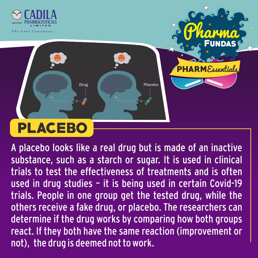 Cadila_Pharma's tweet photo. All in your head? Know about placebo.
#PharmFundas #PharmEssentials #trivia #placebo #pharmaceuticals #Cadila https://t.co/GUQAfF2gS1