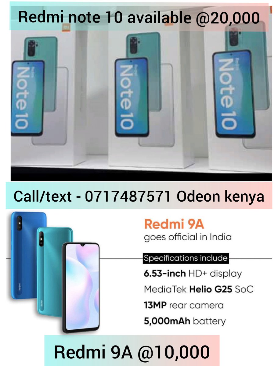 thetechbay1's tweet photo. Get the best from REDMI TODAY. Best smartphone shop in the CBD ODEON STAGE OPPOSITE IMENTI HOUSE. CALL 0717487571
#Engineering
#redminote10series
#RedmiNote10
#DidRutoKillKenei
Ask Fred Ngatia he will tell you.
#embarambamba
#Ramadanmubarak2021
#OkaForUnity
#DriveInn https://t.co/cZQRF03tcl