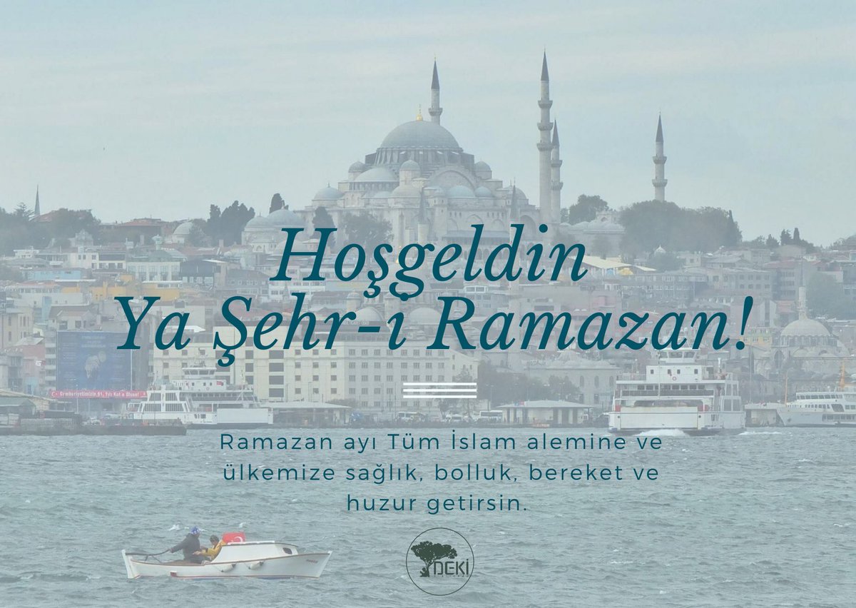 Evveli rahmet, ortası mağfiret sonu cehennemden kurtuluş olan Ramazan ayı tüm İslam alemine ve ülkemize sağlık, bolluk bereket, huzur getirsin!