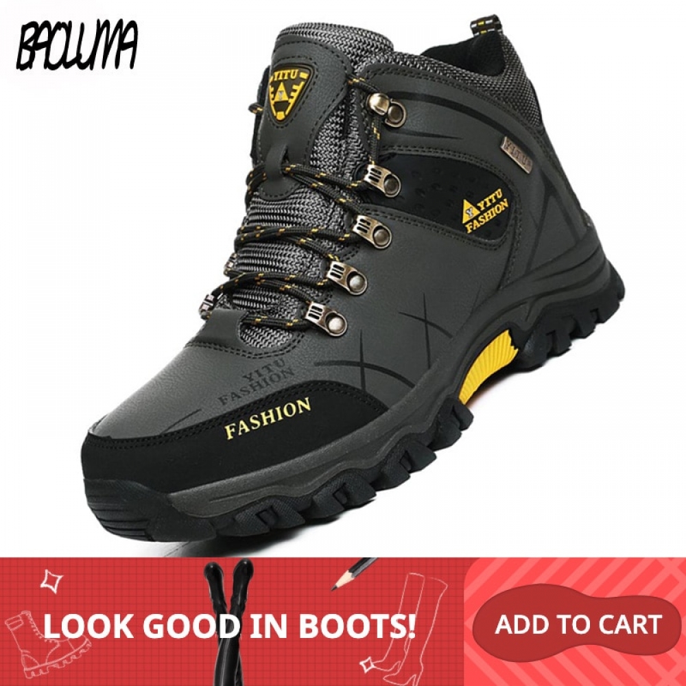 HunkhC's tweet photo. #hashtag1 Brand Men's Winter Boots Men's Snow Boots Winter Warm Leather Waterproof Men Sneakers Outdoor Breathable Hiking Boots Work Shoes https://t.co/GOZVEYzcV8