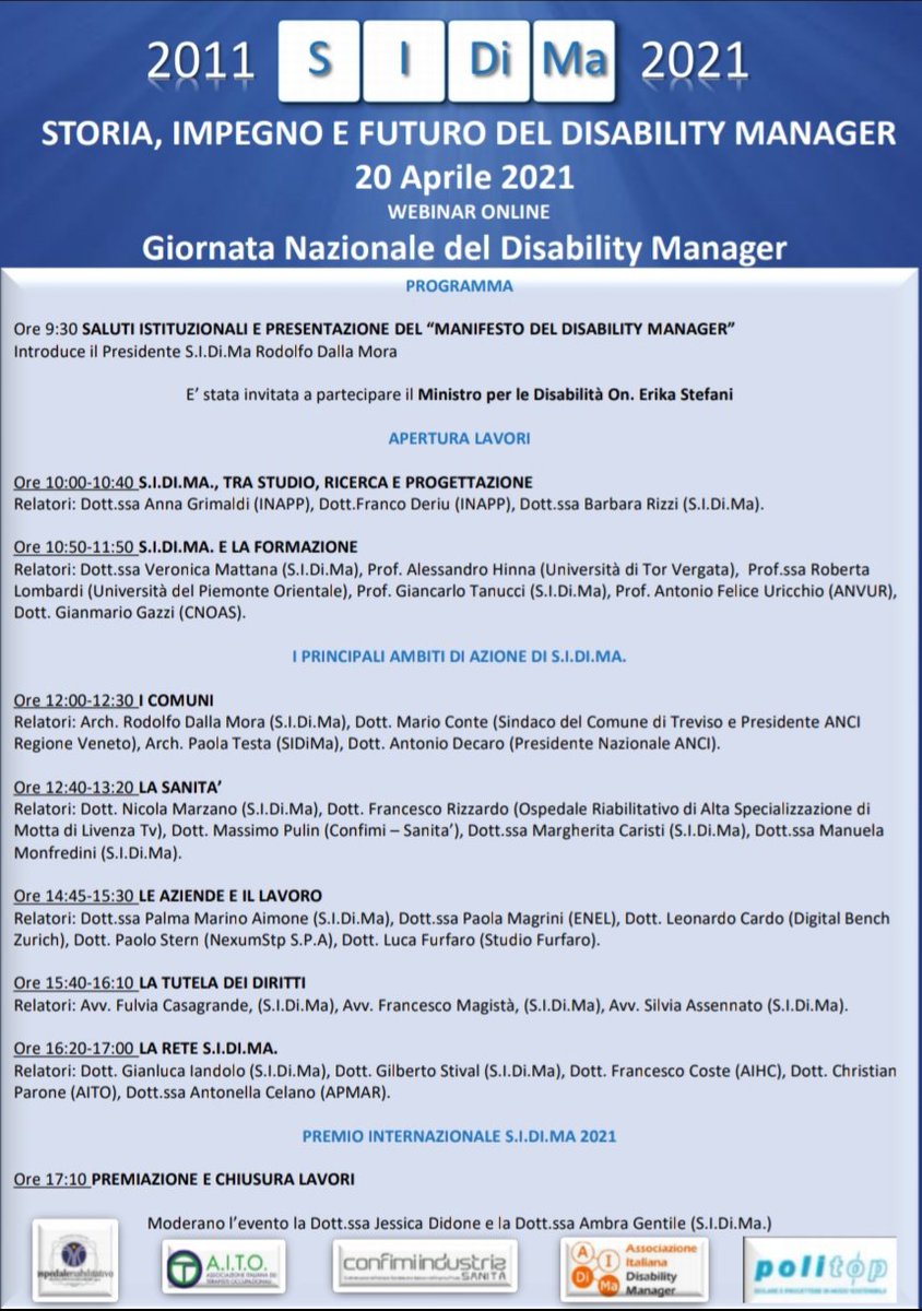 PaoloStern's tweet photo. La sostenibilità di cui si parla tanto... o comincia dalle persone o semplicemente non è!
Partecipare alla giornata nazionale del #disabilitymanager è un onore.
Evidenzierò ruolo delle #PMI nel collocamento mirato e nell'inserimento in azienda di lavoratori svantaggiati https://t.co/uXAUNbAewi