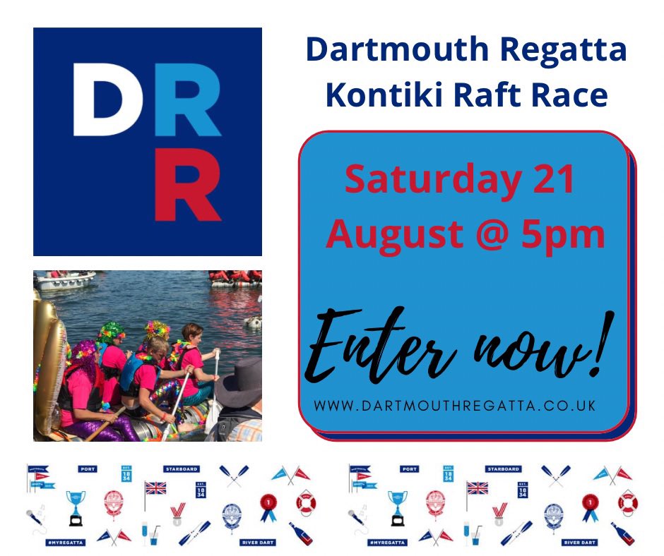 Register your interest and get building today!  dartmouthregatta.co.uk/kontiki-raft-r…   
#dartmouthregatta #dartmouth #Devon #summer 
<a href="/whatsondevon/">What's On Devon</a> <a href="/WhatsonSW/">What's On Southwest Magazine Est: 1996</a> <a href="/discoverdart/">Discover Dartmouth</a> <a href="/DartmouthRR/">Dartmouth Steam Railway & Riverboat Co.</a> <a href="/DartmouthWeek/">Dartmouth Sailing</a> <a href="/Dartmouth_TC/">Dartmouth Town Council</a>