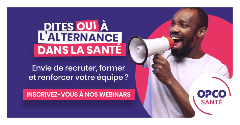 OPCOSante's tweet photo. [#WEBINAR] Vous vous demandez ce qu'est la Préparation Opérationnelle à l'Emploi (#POE) ! Vous cherchez à recruter des aides-soignants ?  👩‍⚕️

▶️Pour tout savoir, inscrivez-vous au webinar dédié ici : https://t.co/zb94s2rcI9

#alternance #apprentissage #opcosante #aidesoignant https://t.co/t1N13qd1ir