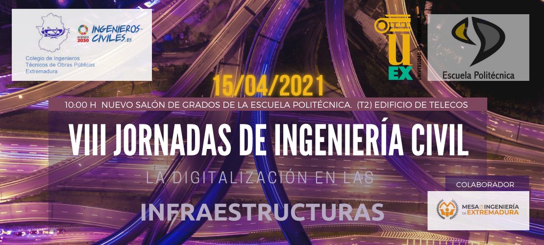 👋¡Buenos días! Os recordamos el evento online y presencial de <a href="/citop_ex/">Extremadura CITOP</a> de este jueves.

La digitalización de la #IngenieríaCivil, en  abierto y para todos, en ow.ly/JRPJ50En58G

#SoyCITOP