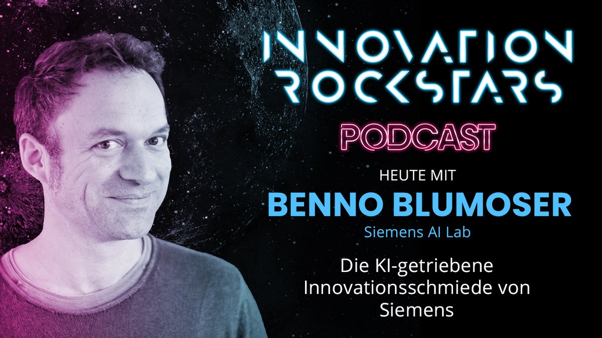 Check out our latest #innovationrockstars episode (German only) with Benno Blumoser from Siemens AI Lab on Spotify hubs.li/H0L1KD50 or Apple Podcasts hubs.ly/H0KZyzd0

#innovation #digitalization #ai #siemens #podcast