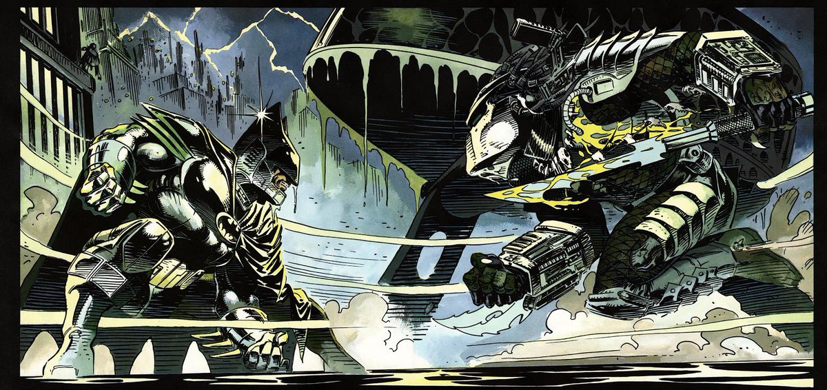 78) Batman Versus Predator (1991, comic)a surprisingly very solid little miniseries that pits the caped crusader against the perfect hunter. it's very short at around 100 pages and delivers squarely on the title, so if you've got time to kill, go for it8/10