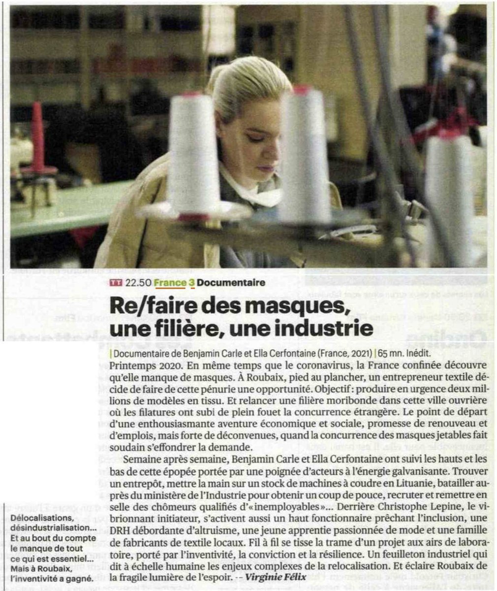 resilience_2020's tweet photo. Vous n'avez vu le documentaire RE/FAIRE de Benjamin Carle et Elle Cerfontaine sur @France3tv  ? Vous pouvez le voir en cliquant sur ce lien  ! 👇

https://t.co/1mFvIGPBWz

Les mots de Virginie Félix dans @Telerama  sauront probablement vous convaincre d'appuyer sur play. 💪 https://t.co/f5AnWeqB69