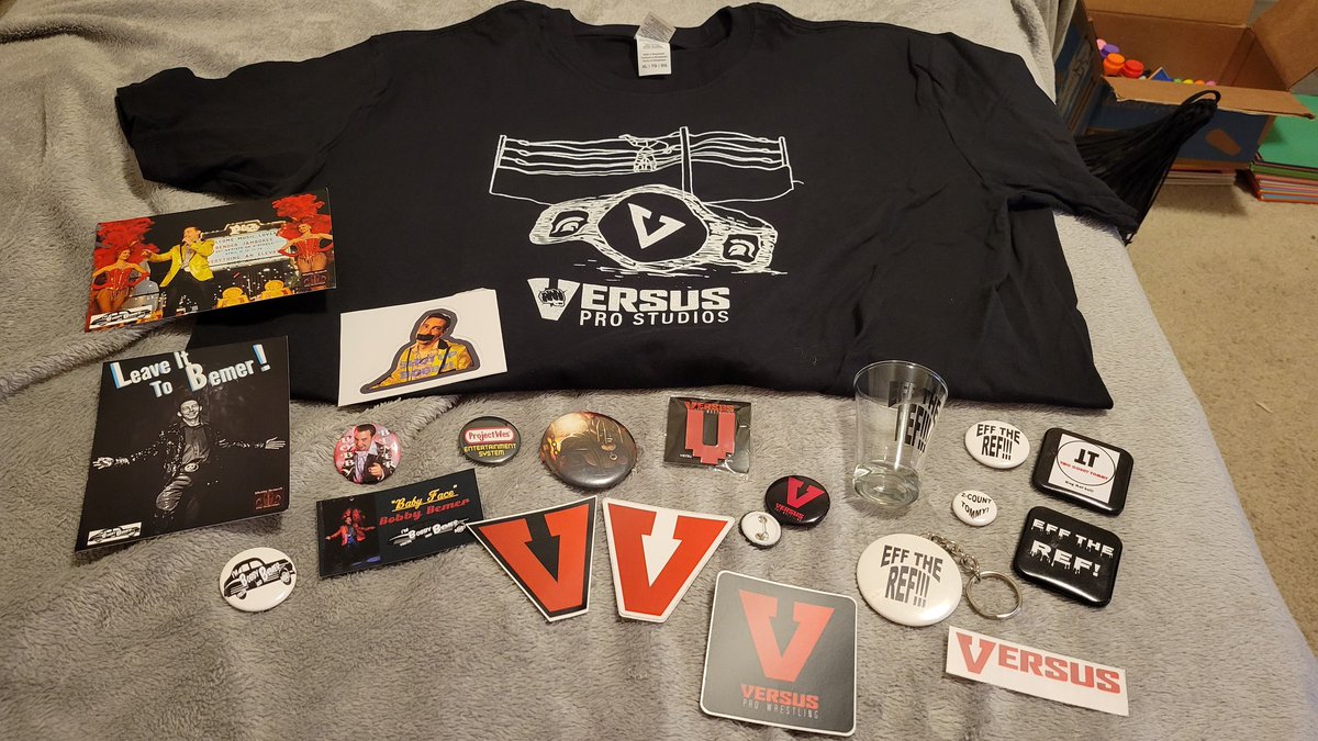 LVSignChick's tweet photo. #Merchase from this past Saturday's @VersusProStudio show
@BeAsTdiM @bobbybtv #EffTheRef https://t.co/Ge4yASwcWT