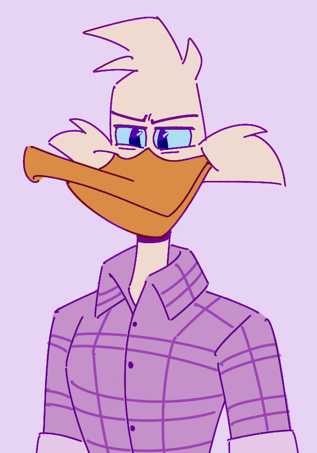 purpleterror91's tweet photo. to make up for that sad drawing, here's a cute drake and launchpad doodle! https://t.co/66TFix9PfI