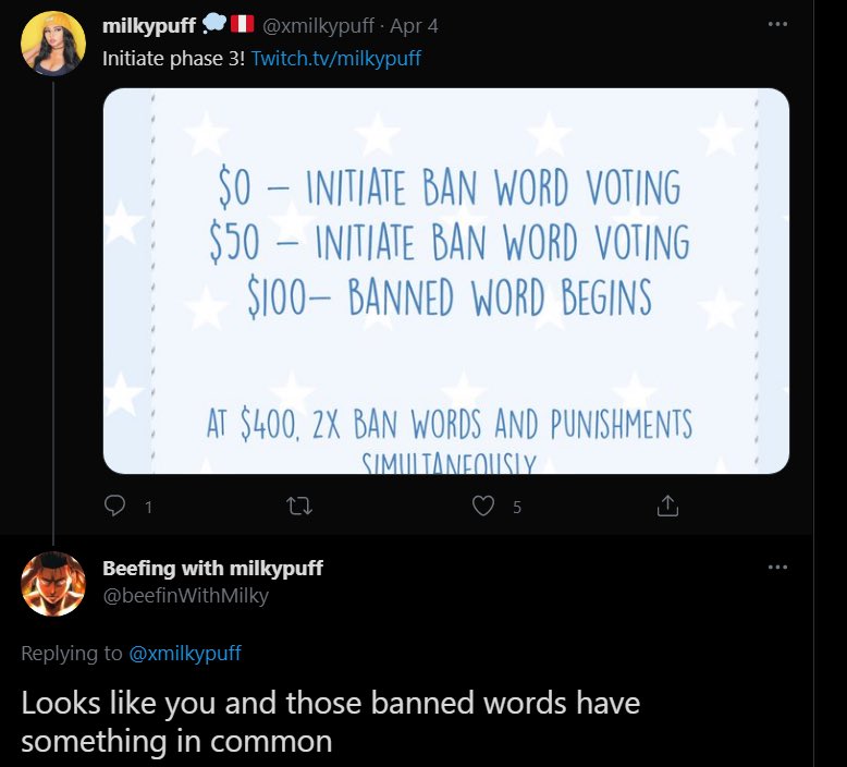 Beefing with milkypuff (@beefinWithMilky) Twitter