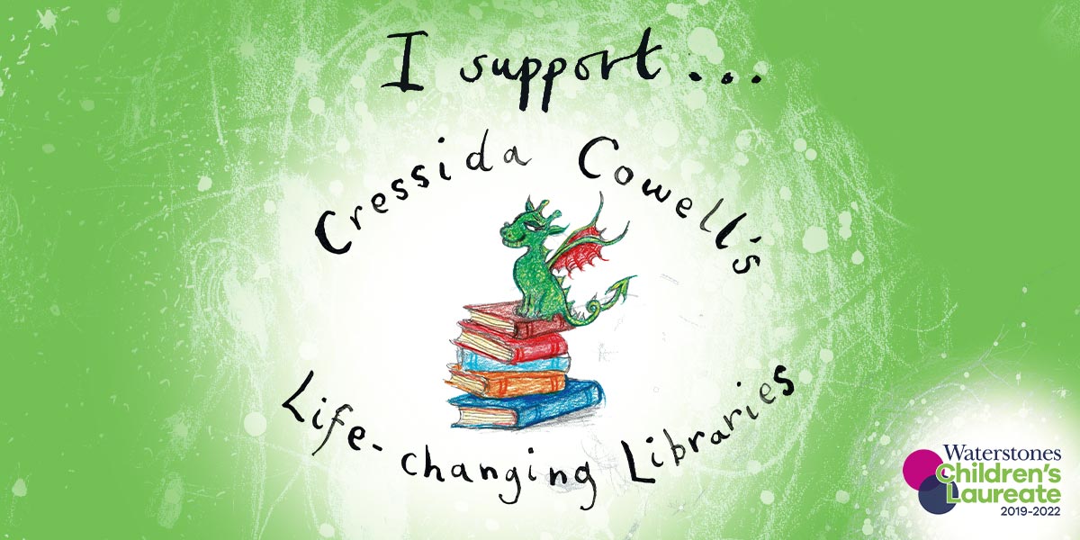 midascampaigns's tweet image. ‘Put simply, libraries change lives. Literacy changes lives’ Read @UKLaureate @CressidaCowell&apos;s #LifeChangingLibraries open letter to @10DowningStreet calling for primary school libraries to be at the heart of our pandemic response: booktrust.org.uk/news-and-featu…