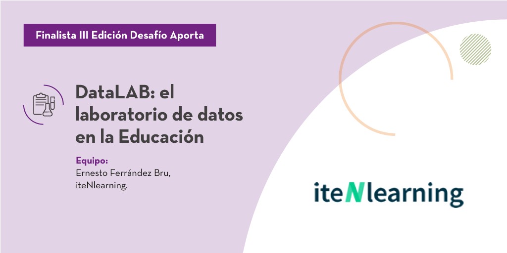 datosgob's tweet image. 📌 #DataLAB: ‘el laboratorio de datos en la Educación’ apuesta por una solución tecnológica-educativa para captar #datos y elaborar cuadros de mando que permitan detectar de forma precoz necesidades educativas de los alumnos. #DesafíoAporta