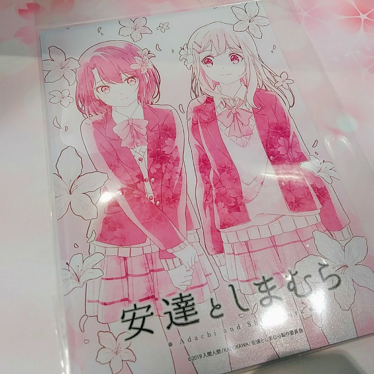 Graffart Shop 池袋本店 商品紹介 安達としまむら キャラクリアケース A5サイズなのでポストカードやチケットを収納 持ち運びに便利なアイテムです 安達としまむら グラフアートショップ池袋本店