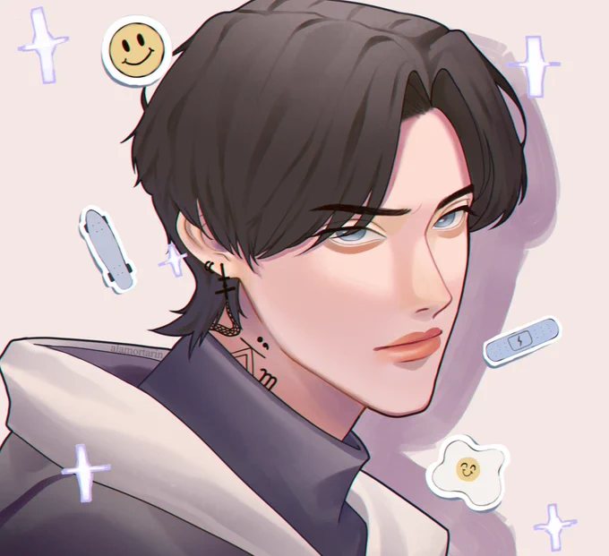oc redraw (1/2) #artidn #oc 