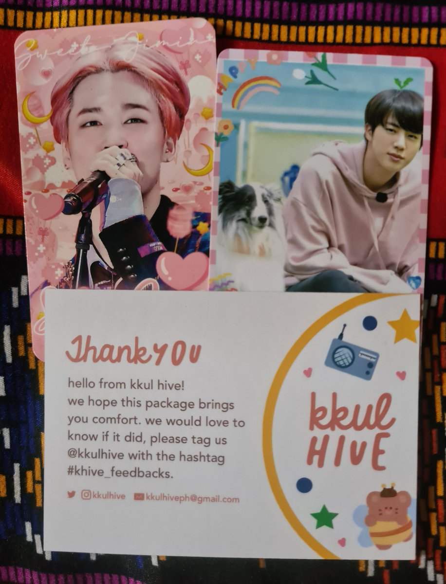 _taekya_'s tweet photo. seokjinnie came home today π₯°
super mint with no scratches.. cutie din ng freebies.. thank you @kkulhive π€
*my in the soop clear pc ot7 agenda is now complete πππ§ββοΈ
#khive_feedbacks https://t.co/CDwk5r95nN
