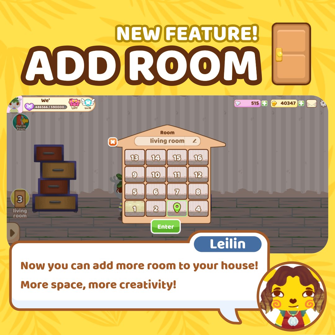 SummerTownGame's tweet photo. Does the limited space in your house restrain your creativity? Now you can add more room to your home! Summer Town 1.0.17.0 is NOW AVAILABLE on Google Play Store! https://t.co/m0LMMWhONf
#summertown #game #mobilegame #releaseday   #gamedevs #indiedev #OOTD #interiordesign https://t.co/nxNZr1r27o
