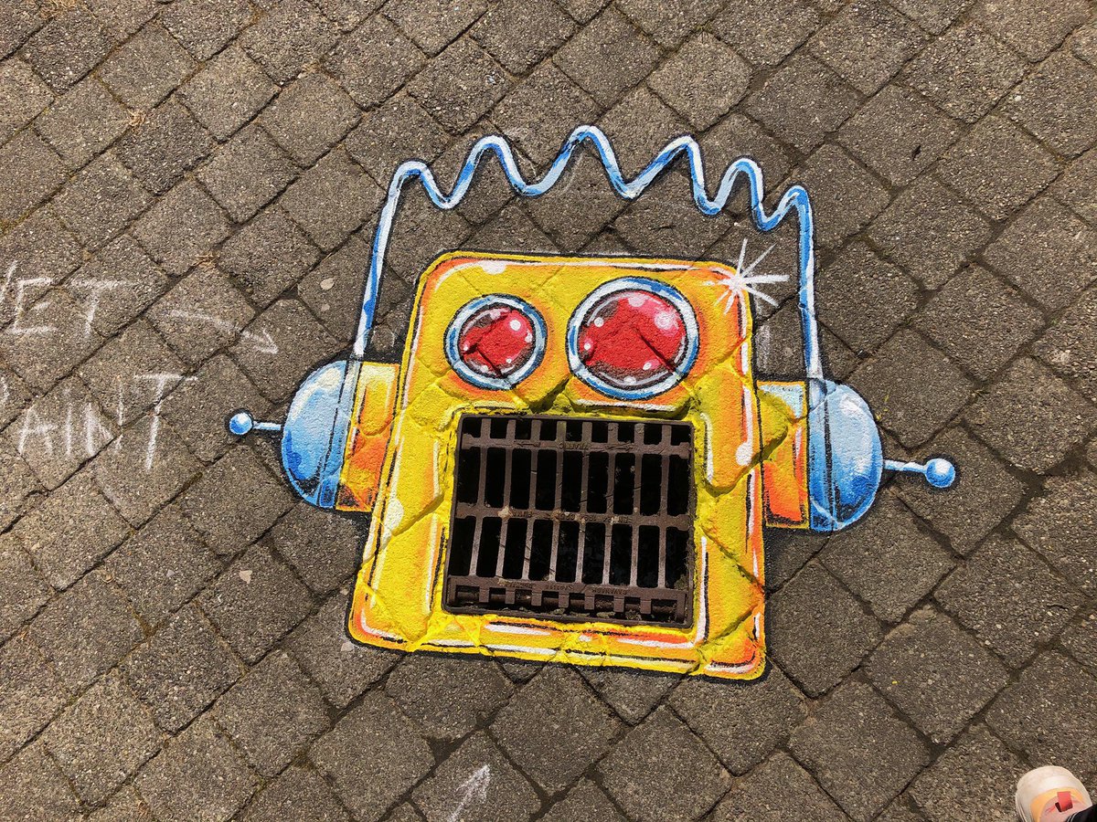 Stay tuned there’s more!  These whimsical characters are very attached to our drains, here in #Ennis😂