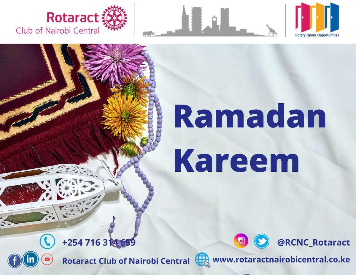 RCNC_ROTARACT's tweet photo. Happy Ramadan to all our Muslim Brothers and sisters! 🕌🕌
#ramadanmubarak #RamadanKareem 
#Ramadhan https://t.co/bzScjw4pAE