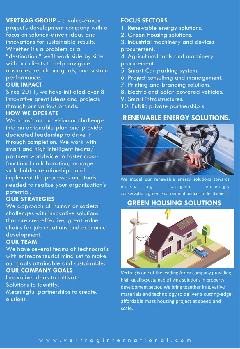 Olubunmi Oluwadare On Twitter Vertrag International Limited Providing Innovative Solutions Private Government Institutions Https T Co 0p0aing2l1 Share Https T Co Qw42hixgub