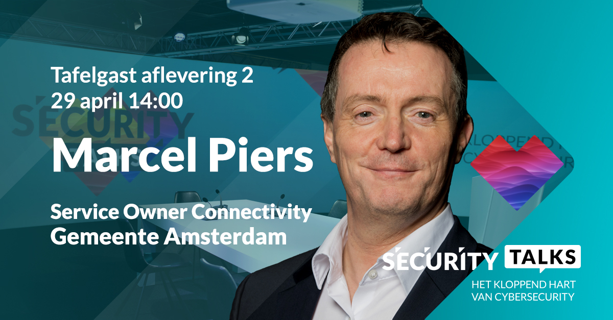 Op 29 april om 14:00 neemt <a href="/marcelpiers/">Marcel piers</a>, Service Owner Connectivity bij Gemeente <a href="/AmsterdamNL/">Gemeente Amsterdam</a> plaats aan de #SecurityTalks tafel in de studio bij <a href="/bakkerb007/">Bastiaan Bakker</a>. Live meepraten? ga naar securitytalks.motiv.nl