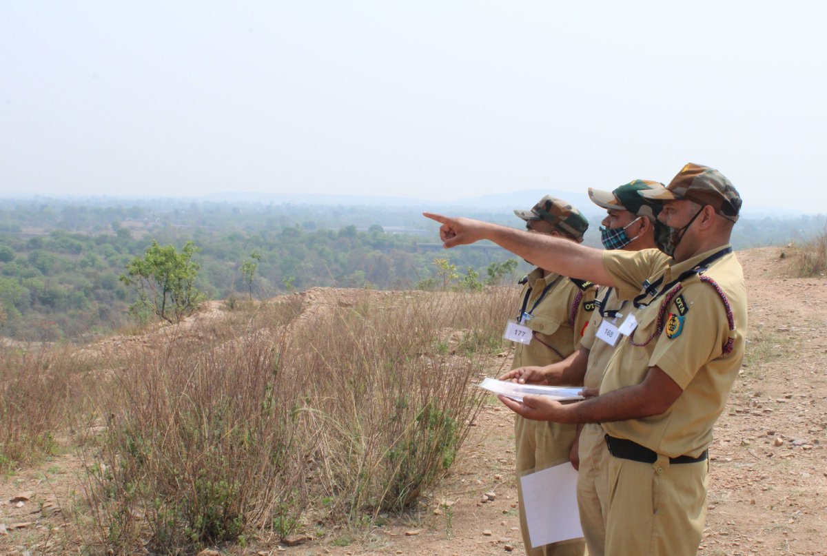 NCC_OTA_Kamptee's tweet photo. Aspiring Associate NCC Officers hone their skills in Map Reading and X-country Navigation during their Pre-Commission training at NCC OTA Kamptee.@HQ_DG_NCC @SpokespersonMoD @PRODefNgp https://t.co/h1JFp0jbt7