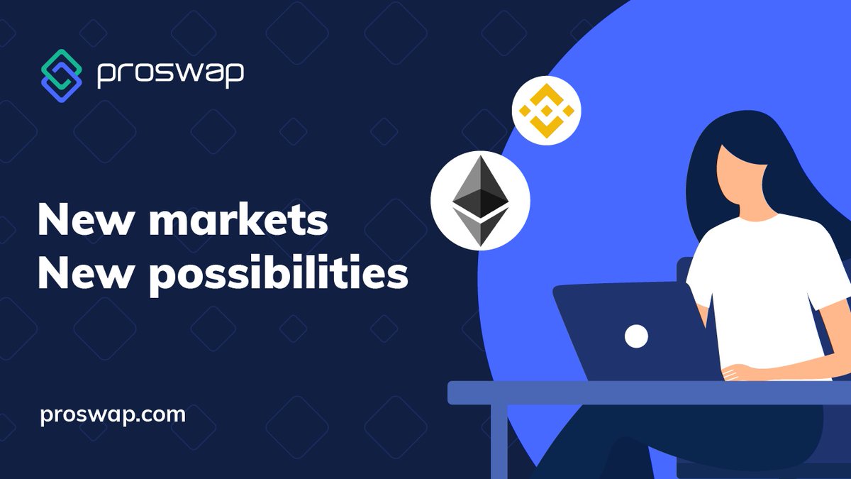 proswapcom's tweet image. From now on, #ProSwap users will not only be able to hedge #Ethers and #Ethereum blockchain coins but also #Binance Smart Chain tokens. On top of that, ProSwap users can test out ProSwap’s #hedging functionalities risk-free by using #Ropsten ETH!
bit.ly/32b1VII