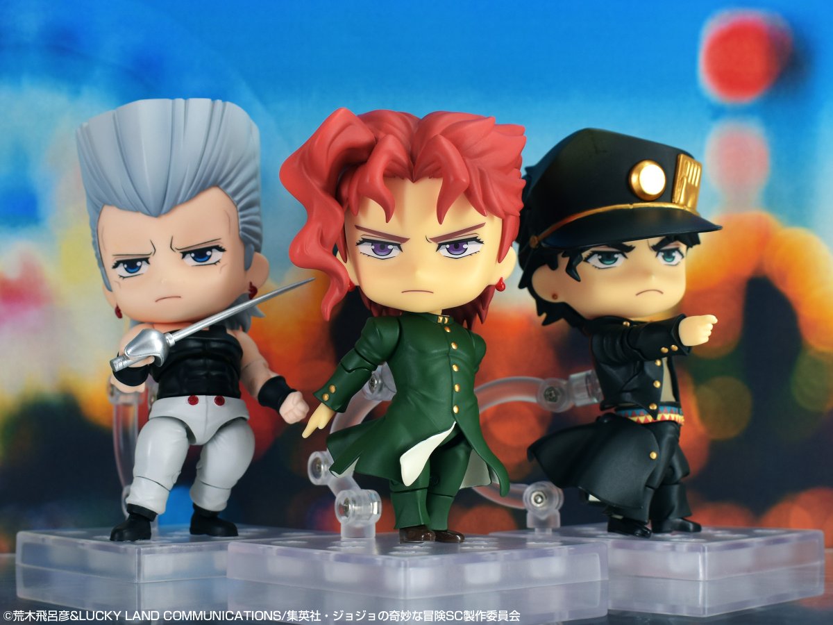 【8月29日まで値引きあり】ジョジョ ねんどろいど　空条承太郎&花京院典明 8月29日まで値引きあり】ジョジョ ねんどろいど 空条承太郎