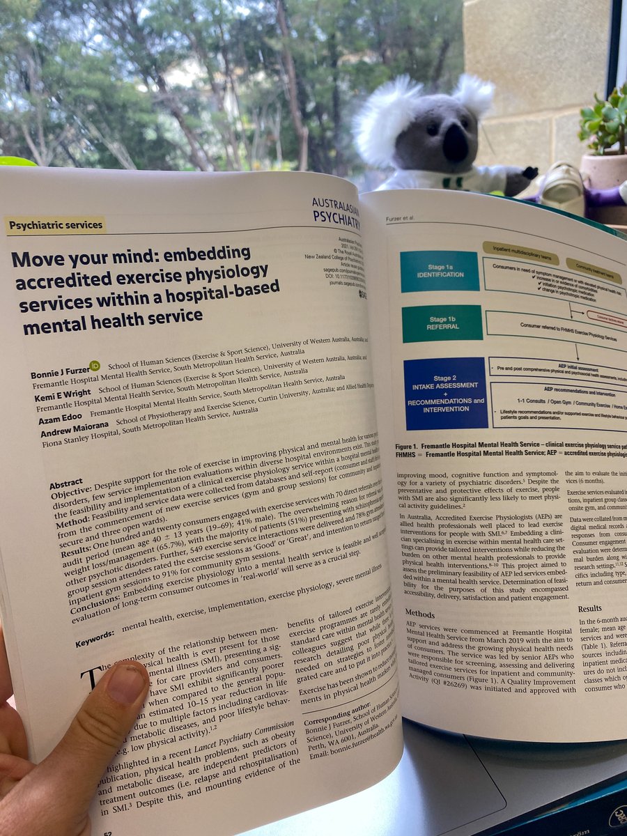 Can’t remember the last time (if ever) I actually received one of my published articles in print version.

A very pleasant surprise!! Especially given how proud I am of this piece and all the work it represents 💪🧠👩🏼‍💻

<a href="/uwanews/">UWA</a> <a href="/ScienceUWA/">Science at UWA</a> <a href="/kemiwright27/">Elon Reeve Muskk</a> <a href="/RANZCP/">RANZCP</a> <a href="/ThrivingMotion/">Thriving in Motion</a>