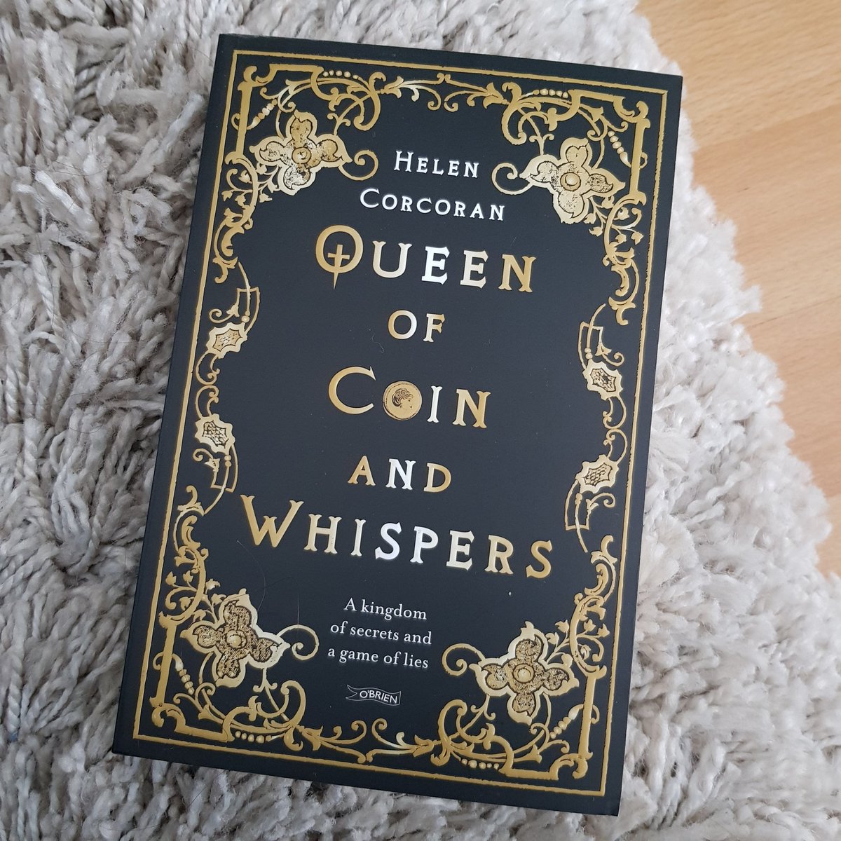 _verfeling's tweet image. Read &apos;Queen of Coin and Whispers&apos; last month but hadn&apos;t managed to draw it yet :)
It&apos;s sapphic YA fantasy about a newly crowned queen and her spymaster. The signed version I ordered took like 2 months to get here but it&apos;s so pretty 😍