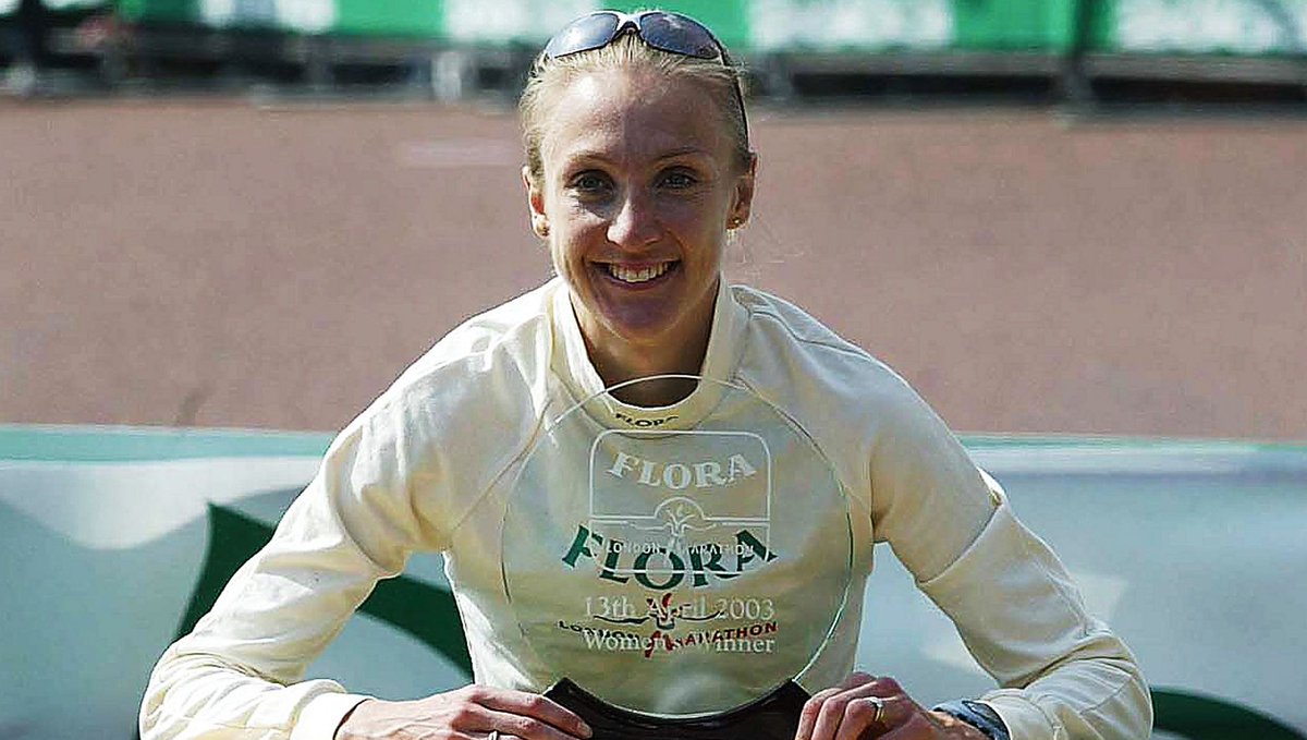 Today marks 18 years since <a href="/paulajradcliffe/">Paula Radcliffe</a> produced 𝙏𝙃𝘼𝙏  run. 

A world record of 2:15:25 that would stand until 2019 🤯

Iconic. 

#LondonMarathon