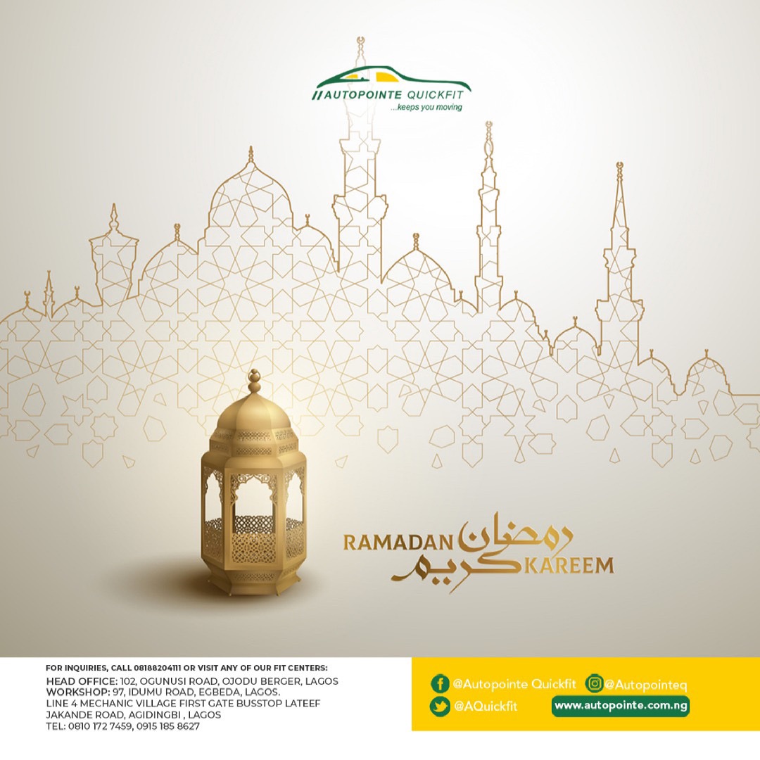 AQuickfit's tweet photo. 'Ramadan Mubarak'
This means Blessed Ramadan, may Ramadan bring us blessings.
As you fast and offer prayers to Allah, may you find your peace and happiness. Have a peaceful and Happy Ramadan. #ramadanmubarak #tuesdayvibe #tuesdaymotivations #MayAllah https://t.co/fL2TkySzK2