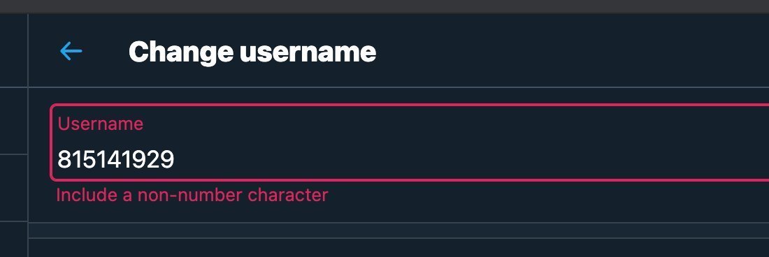 Make accounts with the given @, the username was available, proving that the account doesn't exist and that Mari was lying about his cousin’s twitter account. +