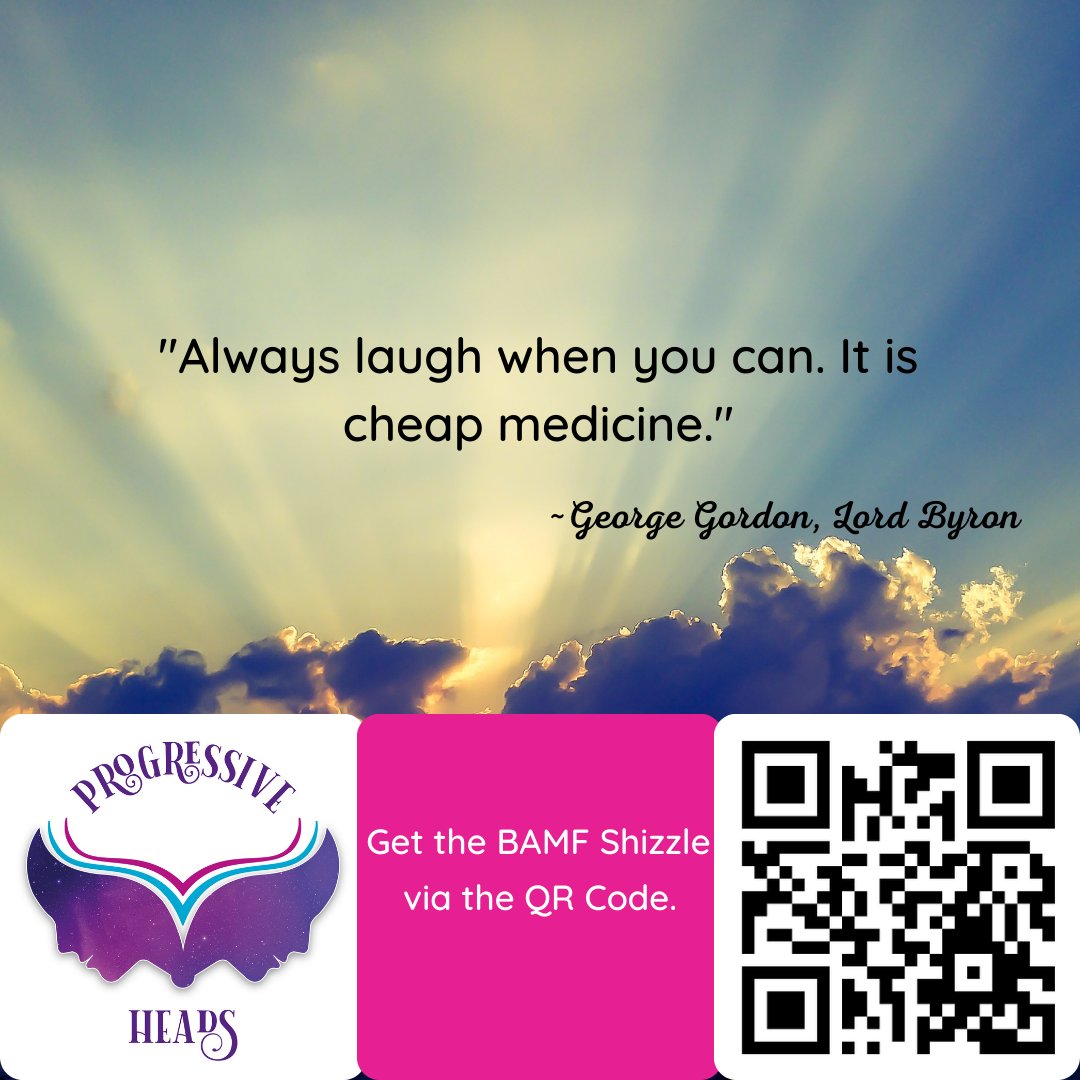 Quote of the Day

"Always laugh when you can. It is cheap medicine." - George Gordon, Lord Byron 

#quoteoftheday #laugh #bemorebamf