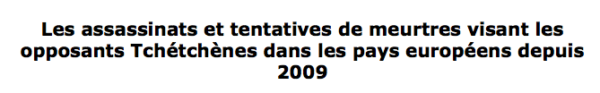 Sur le danger encouru par les réfugiés tchétchènes, ou ceux conservant la qualité de réfugié, en cas de retour dans leur pays d'origine, les services de la Direction / Information / Documentation / Recherches de l'OPFRA ont publié une note du 30 mai 2020 ne laissant aucun doute.