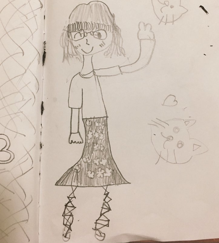 あと写真整理してたら出てきたんだけど何度見てもこの足の描き方は天才的すぎない?って思 