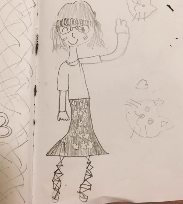 あと写真整理してたら出てきたんだけど何度見てもこの足の描き方は天才的すぎない?って思 