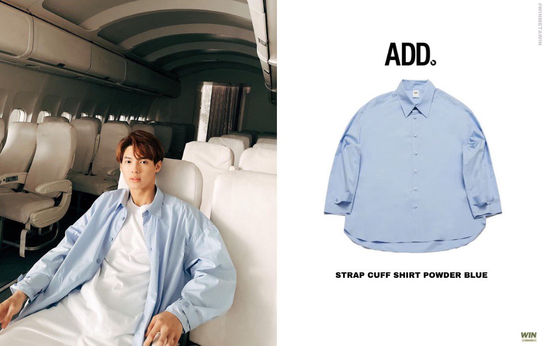 mtwformatching's tweet image. Fly✈️
model : Win Metawin🐰

👕 ADD | STRAP CUFF SHIRT POWDER BLUE
💵 99,320 - 104,000 KRW (~2,790 - 2,920 THB)

📍 m.store.musinsa.com/app/goods/1326…

📸 IG @winmetawin 

#ADD #winmetawin #WinFormatching