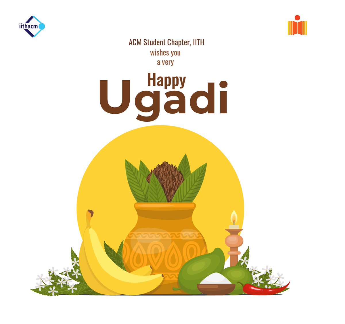 acm_iith's tweet image. Let’s look forward to new start,
realise new aspirations and dreams and find new courage and hope to achieve them.
Wishing you an Ugadi filled with happiness and fun!