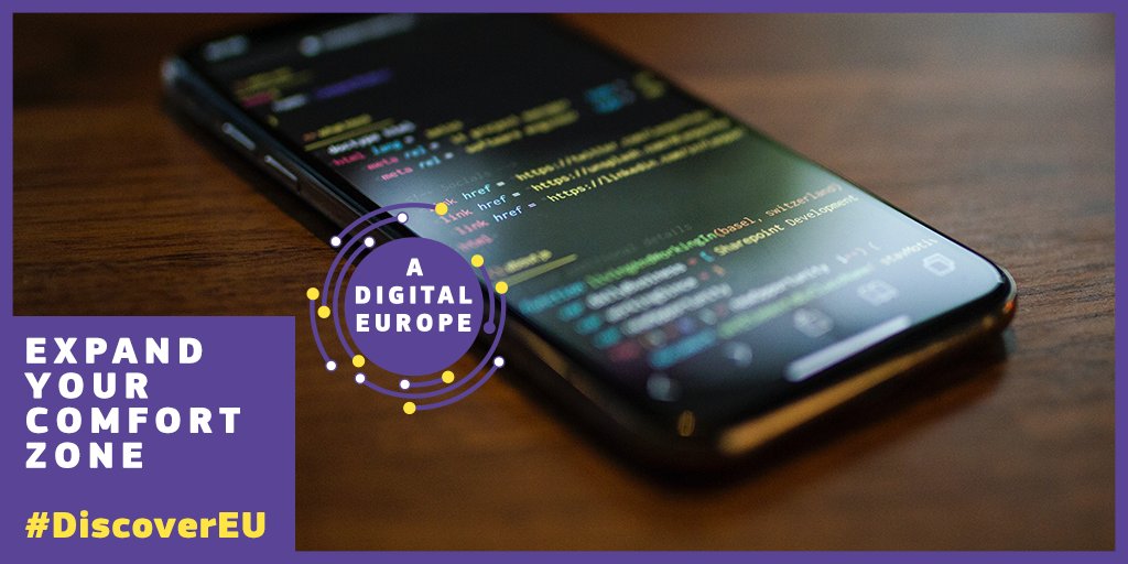 Our #DiscoverEU explorers have certainly started to benefit from the EU’s #digitaldecade 💻 while staying home. Not only will the digital transformation benefit the planet, but it will also help improve young people’s digital skills for future careers. 👩‍💻