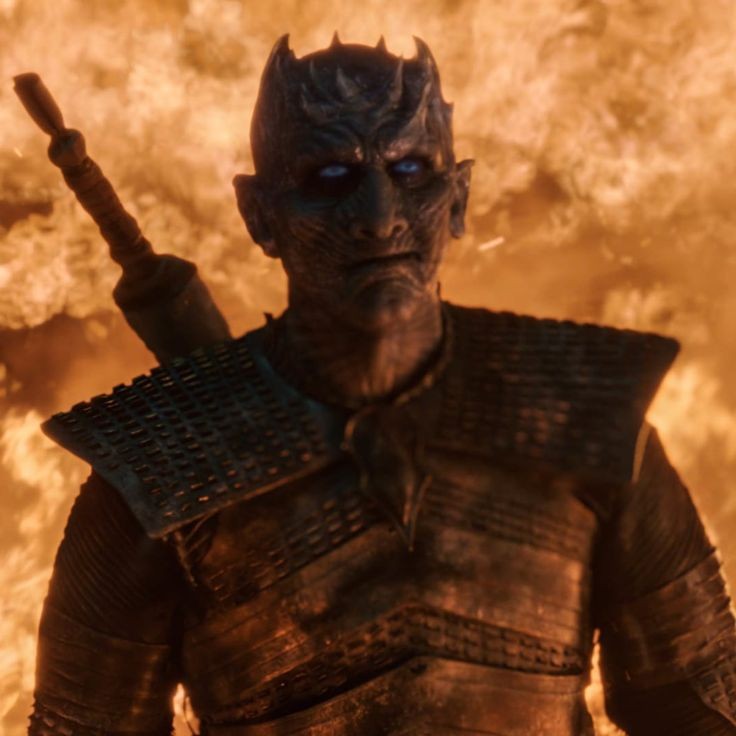 The Night King from Game Of Thrones Silent and Savage best describes the night king. He was So dangerous. That all he did was suspenseful. We loved that. And we loved him.