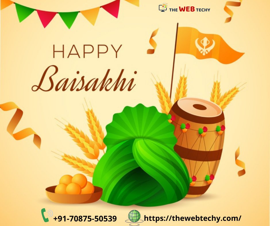 TheWebTechy's tweet image. Hope, happiness, joy! Baisakhi, the festival of positivity!

#thewebtechy #baisakhi #happybaisakhi #vaisakhi #baisakhi2021 #baisakhiwish #Punjab #HappyVaisakhi #Festival  #Harvest #HarvestFestival #IndianFestival