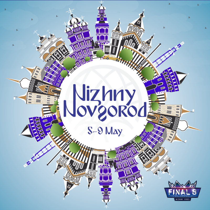 BasketballCL's tweet photo. 🚨 The city of Nizhny Novgorod has been awarded the hosting of the 2021 #BasketballCL Final 8!